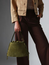 Crossbody Bag Country Etrier Green country ECOU161M-vue-porte