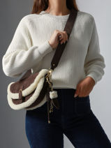 Shoulder Bag Alpin Etrier Brown alpin EALP050S-vue-porte